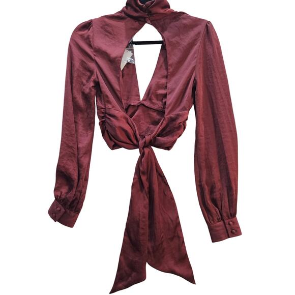 Urban Outfitters Women's Blouse Long Sleeve Boho XS NWT - Picture 3 of 9